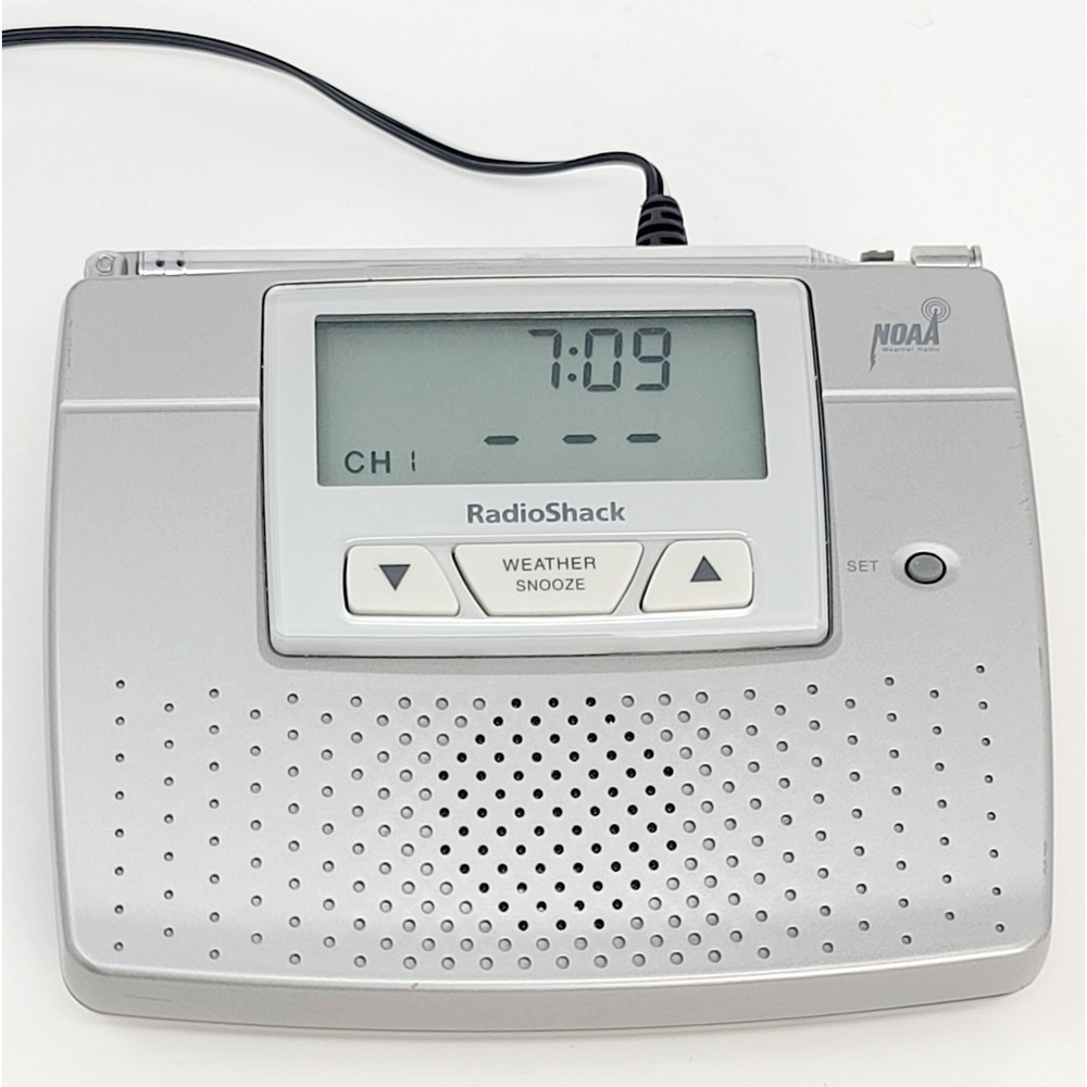 Radio Shack Weather Radio 12-260 Alarm Clock Weather Alert Radio Working